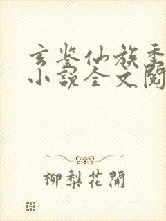 玄鉴仙族季越人小说全文阅封面