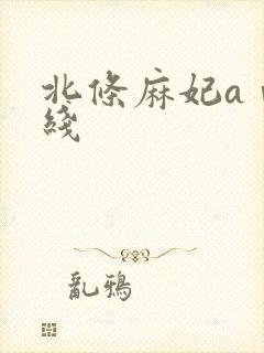 北条麻妃aⅴ在线