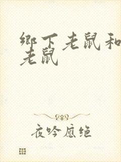 乡下老鼠和城市老鼠封面