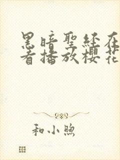 黑暗圣经在线观看播放樱花