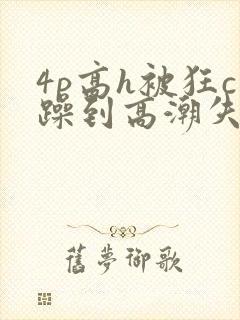 4p高h被狂c躁到高潮失禁