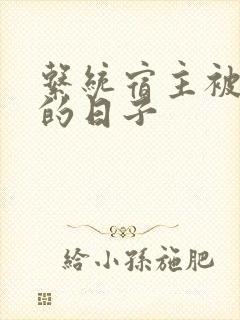 系统宿主被浇灌的日子