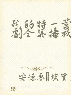 我的特一营电视剧全集播放