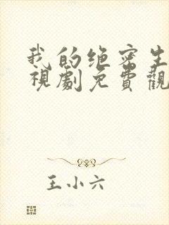 我的绝密生涯电视剧免费观看完整版