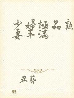 少妇极品熟妇人妻丰满封面