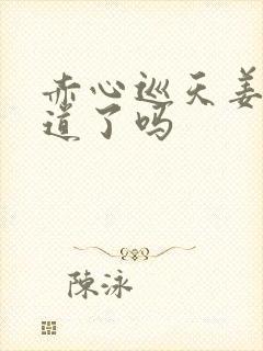 赤心巡天姜望衍道了吗