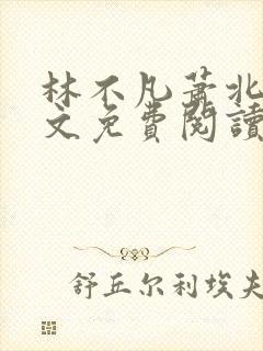 林不凡萧北齐全文免费阅读