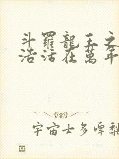 斗罗龙王之霍雨浩活在万年后笔趣阁封面