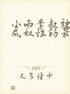 小雨李叔被调教成奴性的最新章节更