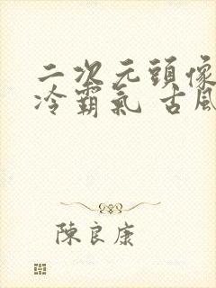 二次元头像女高冷霸气 古风封面