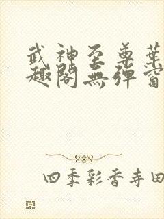 武神至尊叶风笔趣阁无弹窗