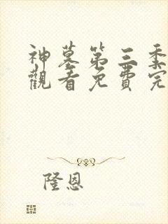 神墓第三季在线观看免费完整版