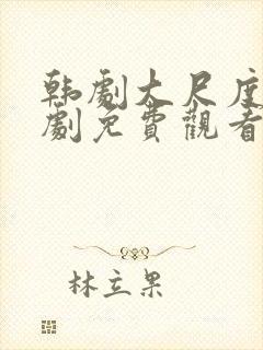 韩剧大尺度电视剧免费观看