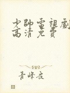 少帅电视剧全集高清免费