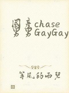 国产chase男男GayGay封面