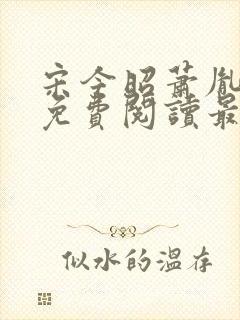 宋今昭萧胤小说免费阅读最新章节封面