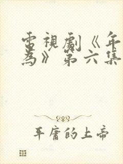 电视剧《年少有为》第六集免费观看