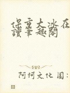保重大冰在线阅读笔趣阁