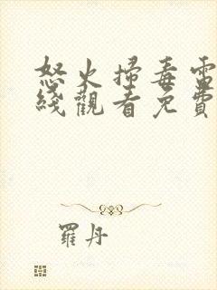 怒火扫毒电影在线观看免费高清国语