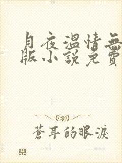 月夜温情无删减版小说免费阅读笔趣封面