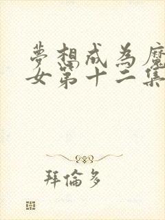 梦想成为魔法少女第十二集封面