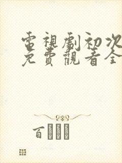 电视剧初次爱你免费观看全集剧情封面