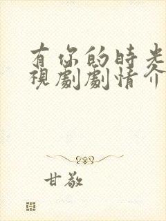 有你的时光里电视剧剧情介绍