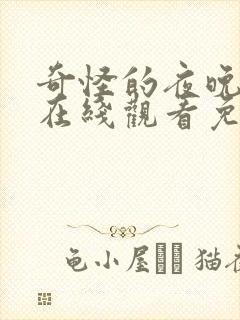 奇怪的夜晚电影在线观看免费封面