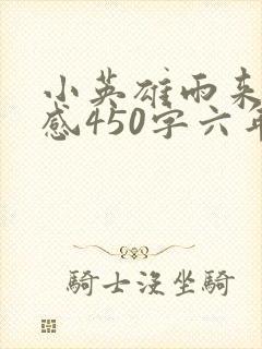 小英雄雨来读后感450字六年级