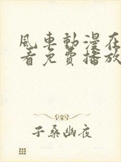 风车动漫在线观看免费播放