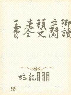 王老头宋卿安免费全文阅读最新章节