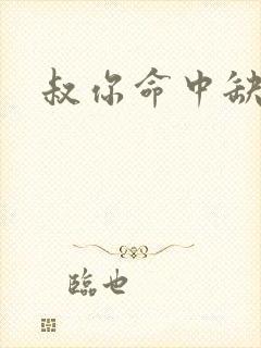 叔你命中缺我