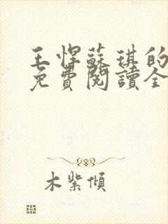 王悍苏琪的小说免费阅读全文