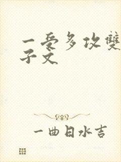 一受多攻双性生子文