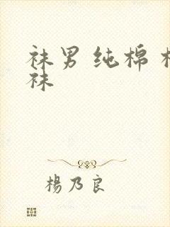 袜男 纯棉 棉袜封面