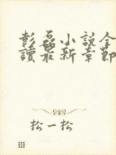 彭磊小说全文阅读最新章节更新时间