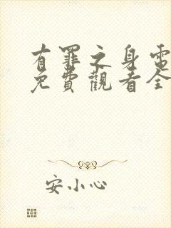 有罪之身电视剧免费观看全集高清