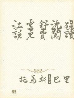 江云舒沈砚舟小说免费阅读最新章节