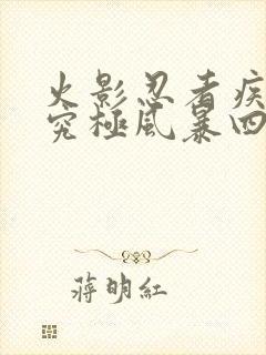 火影忍者疾风传究极风暴四下载