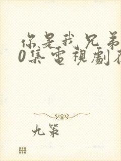 你是我兄弟全40集电视剧在线播放免费