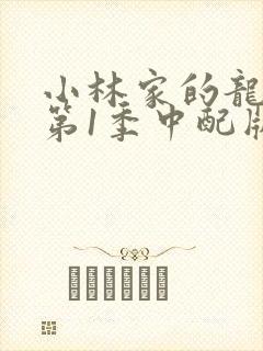 小林家的龙女仆第1季中配版封面