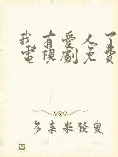 我有爱人了韩剧电视剧免费观看全集