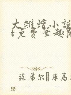 大杂烩小说txt免费笔趣阁