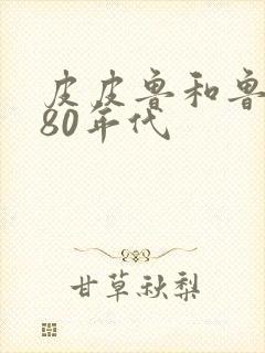 皮皮鲁和鲁西西80年代