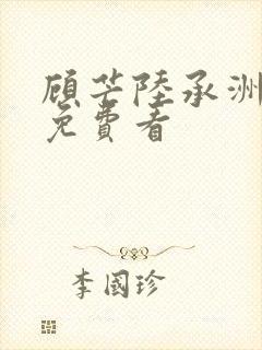 顾芒陆承洲小说免费看