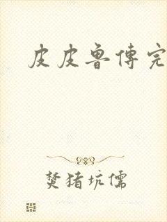 皮皮鲁传完整版