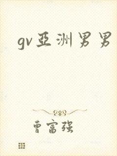 gv亚洲男男封面