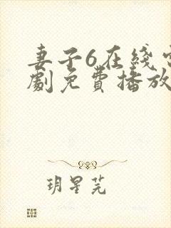 妻子6在线电视剧免费播放