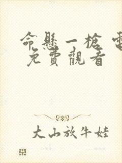 命悬一枪 电影 免费观看