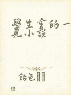 学生会的一己之见小说